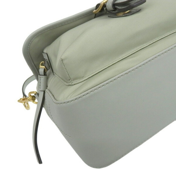 TORY BURCH Nylon Walker Emboss Small Shoulder Bag Green - Picture 3 of 9